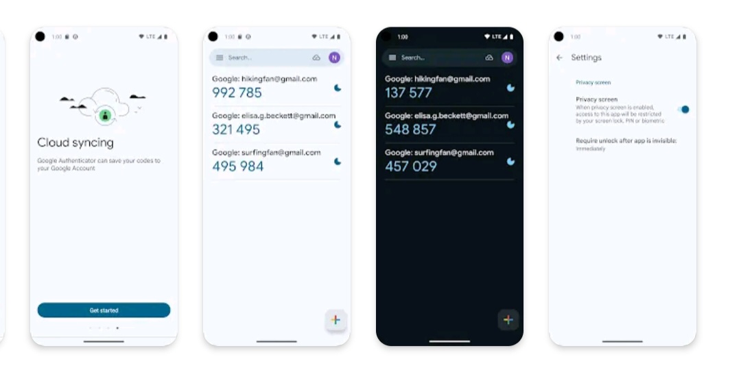 Google Authenticator adds an extra  cod