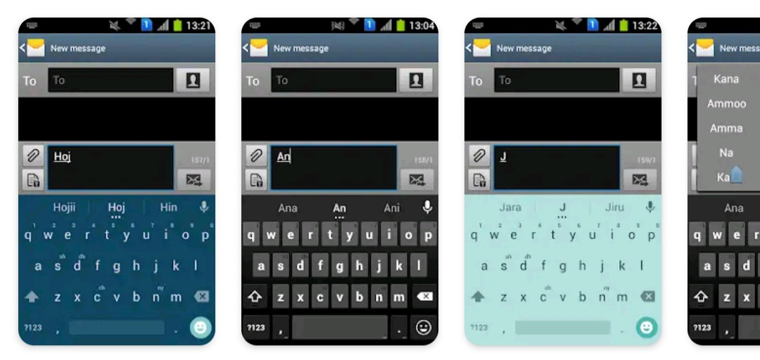 This is an Android keyboard app for writing Afan Oromo words. AFK