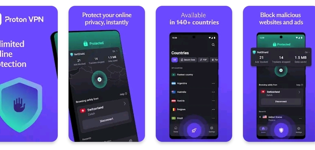 Get a fast, safe, private, and secure VPN with no logs and no data limitProton P99